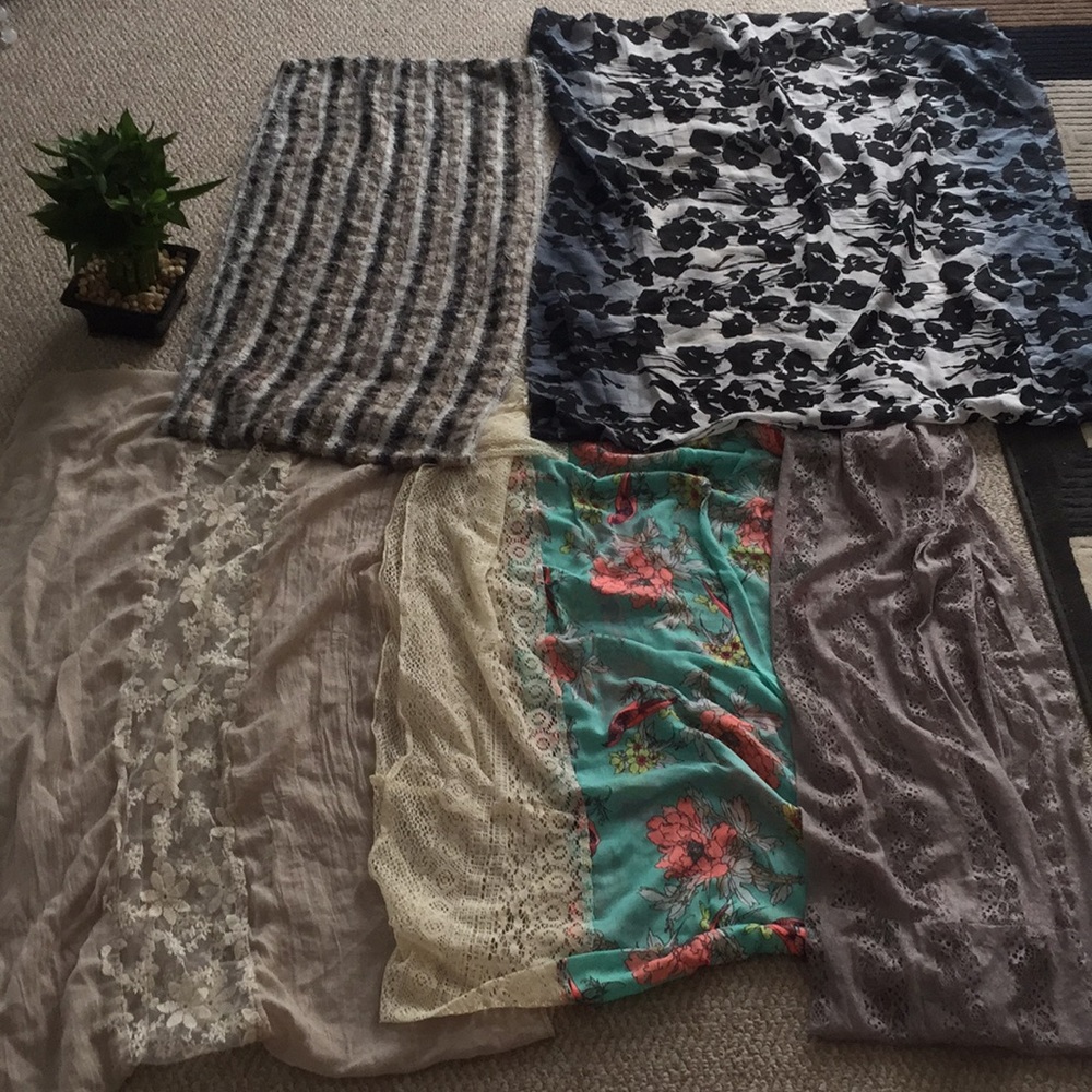 Five new scarfs